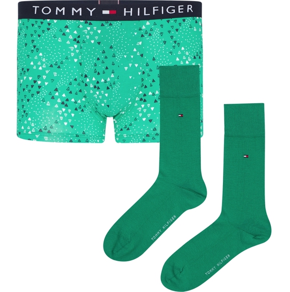 Tommy Hilfiger Trunk Sock set - Primary Green/Primary Green